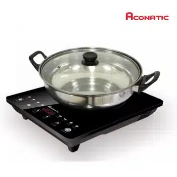 Aconatic | เตาแม่เหล็กไฟฟ้า รุ่น AN-IDC1311 แถมฟรีหม้อสแตนเลส
